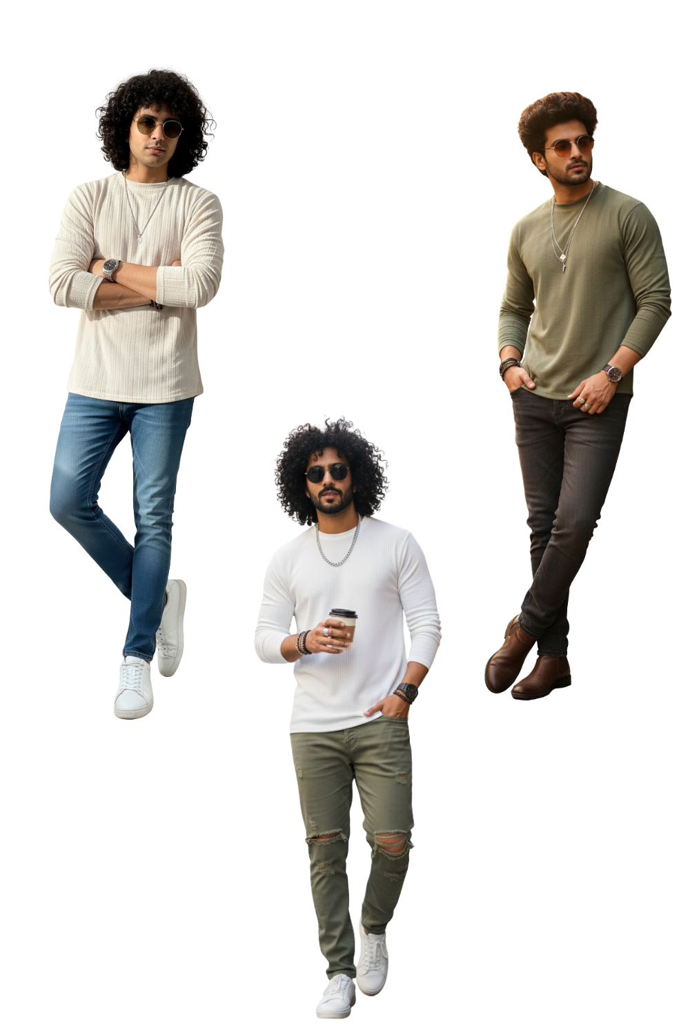 Mens Full T-Shirt Combo Pack of 3