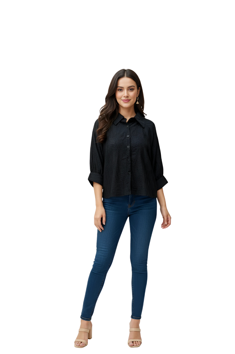 Women’s Oversized Shirt in Black