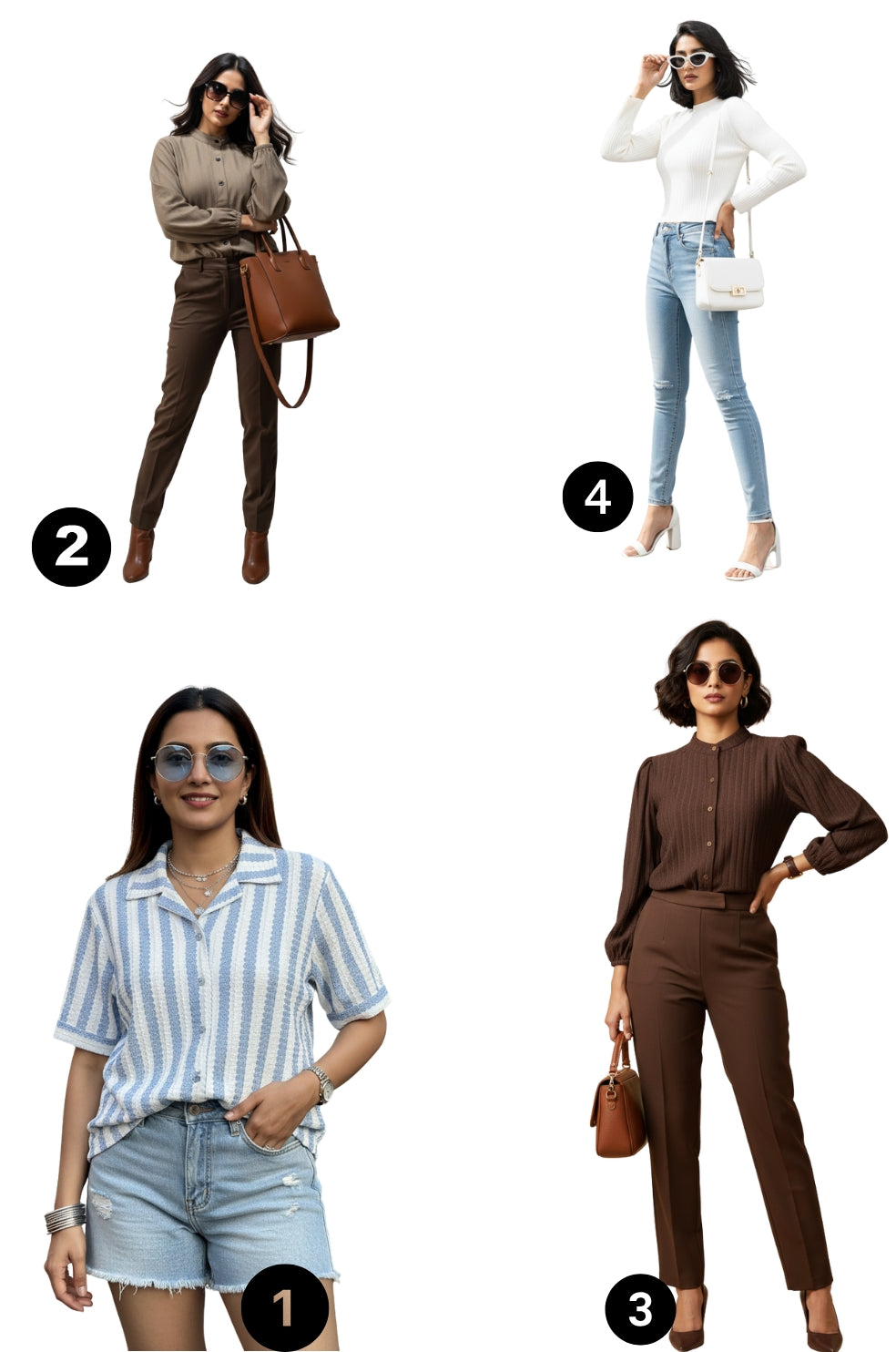 Women's Office Wear Combo pack of 4