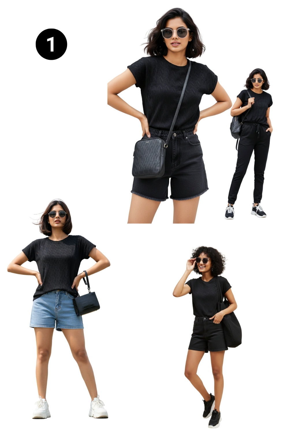 Women's Western Wear Top Combo pack of 4