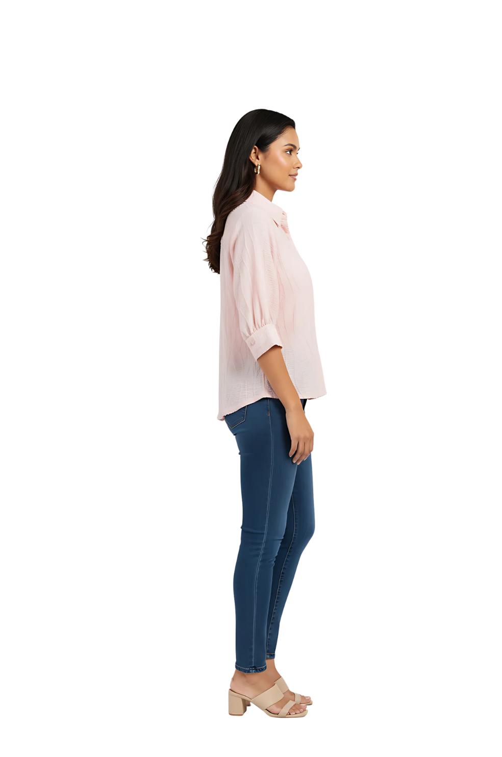 Women’s Oversized Shirt in Pink | Trendy Loose Fit Shirt | Hava Fashions