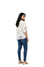 Printed Tops for Women in Off-White