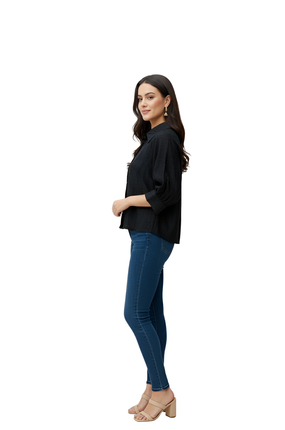 Women’s Oversized Shirt in Black