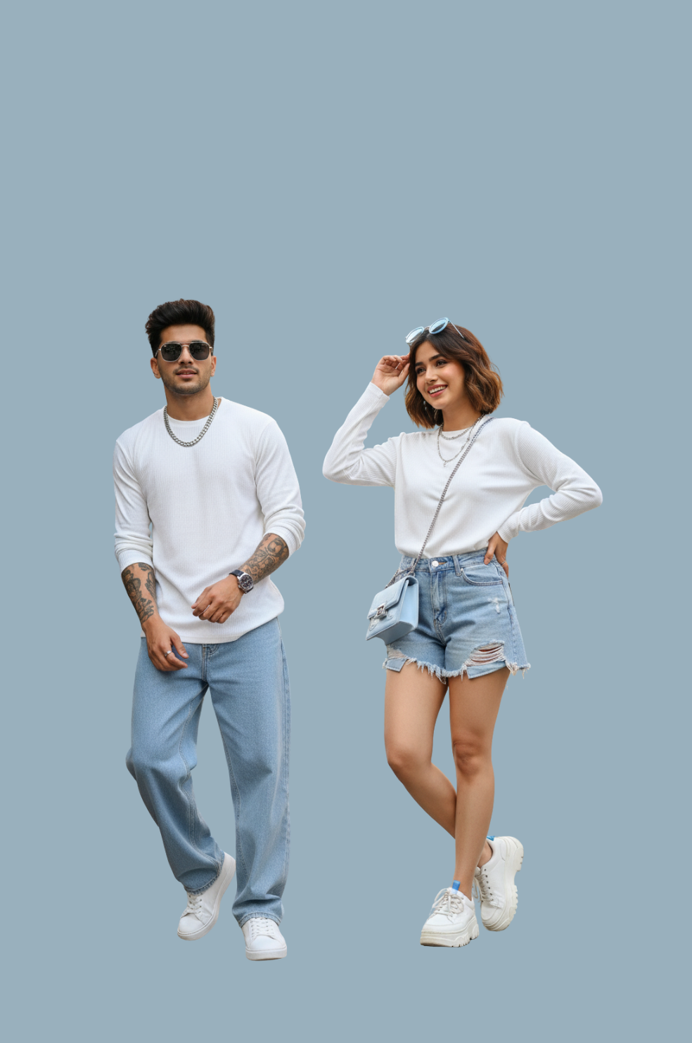 Urban Ribbed Comfort Duo Couple Matching Outfit