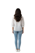 Women’s White Embroidered Shirt
