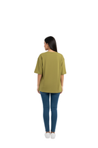 Oversized T Shirt for Women in Sage Green