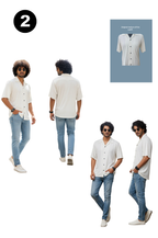 Mens Half Sleeve Shirt Combo Pack of 4