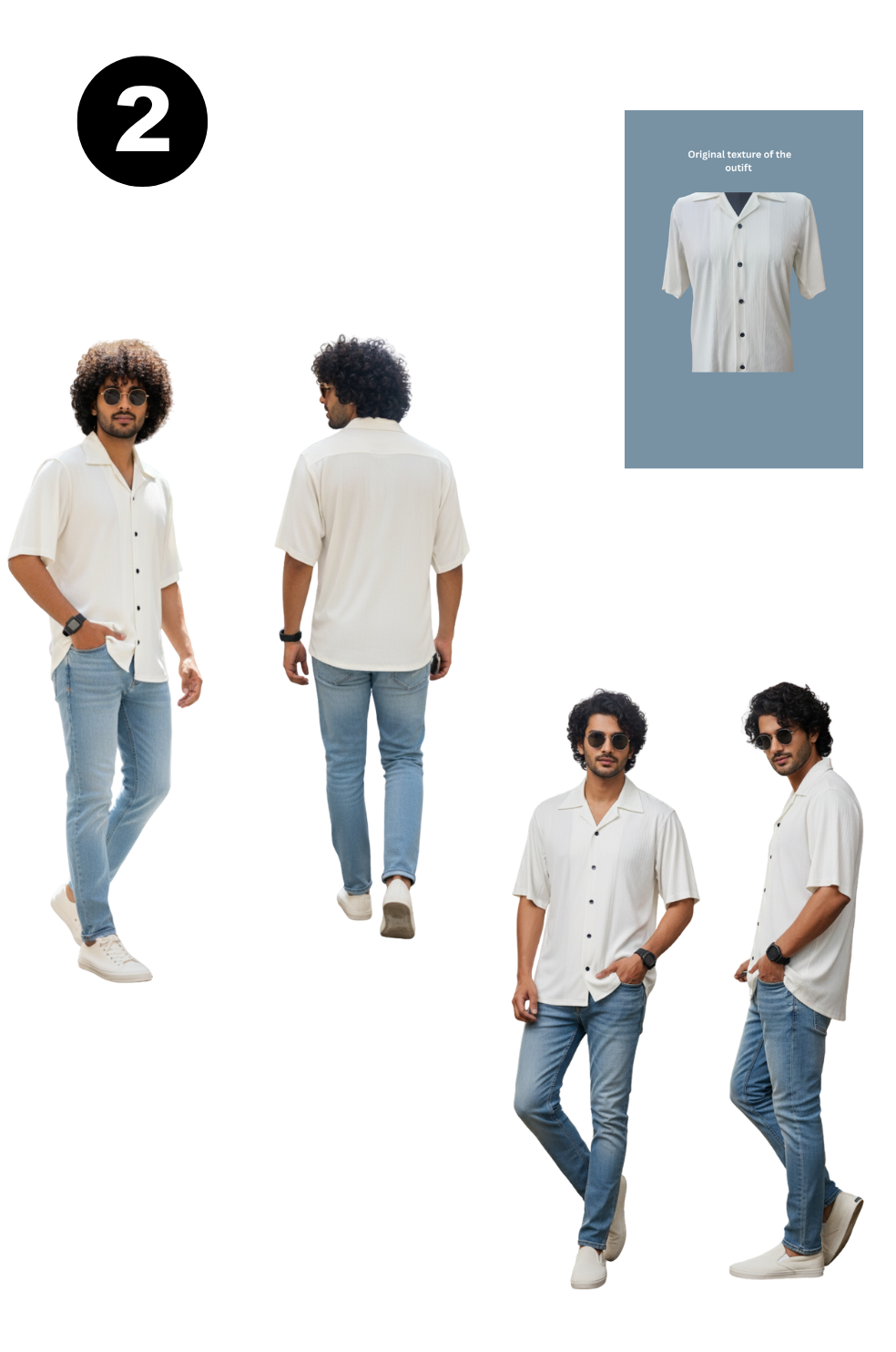 Mens Half Sleeve Shirt Combo Pack of 4