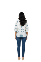 Printed Tops for Women in White
