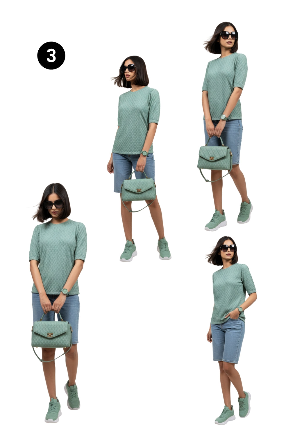Women's Western Wear Top Combo pack of 4