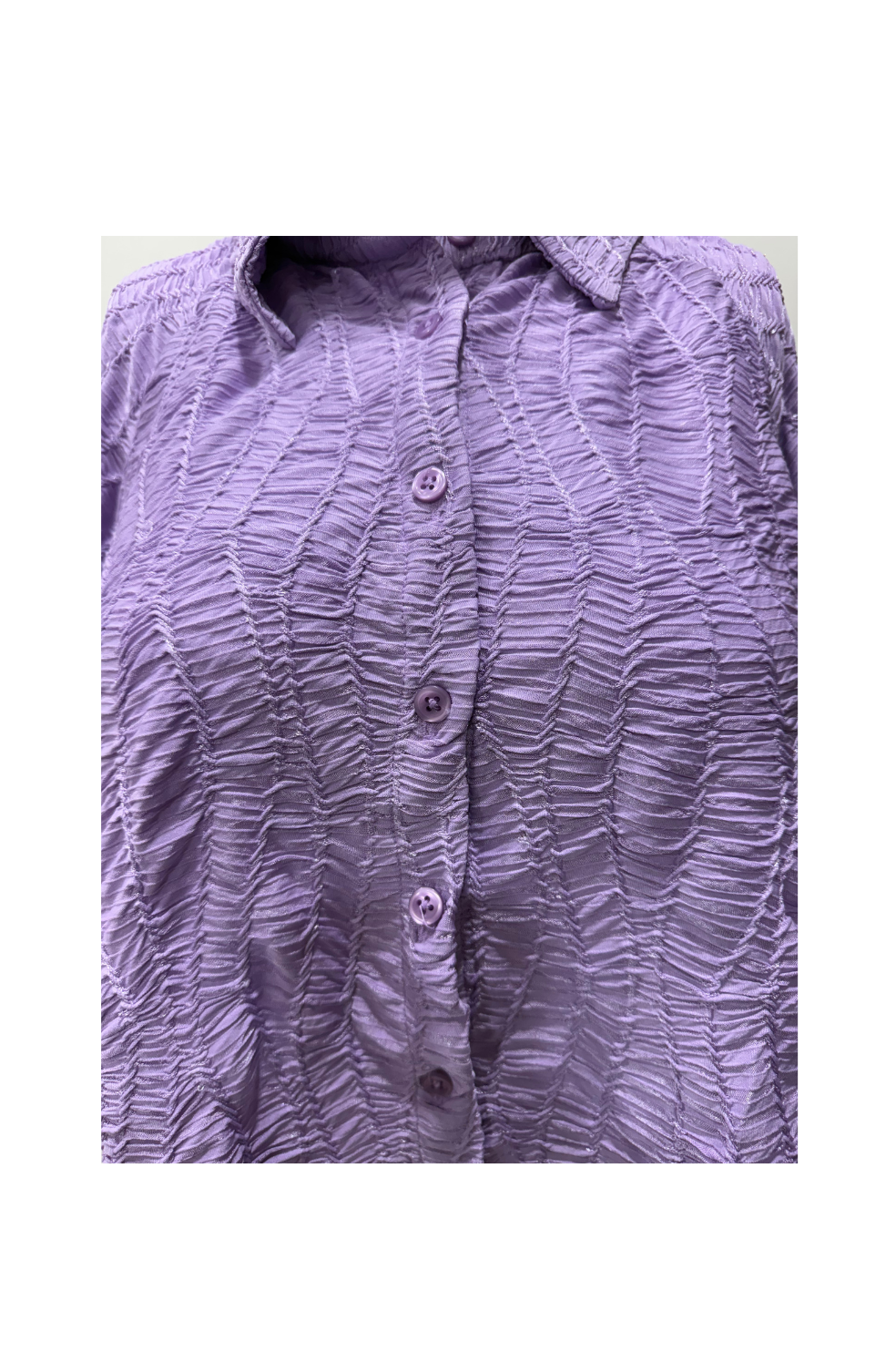 Oversized Shirt for Women in Lavender | Loose Fit Casual Shirt | Hava Fashions