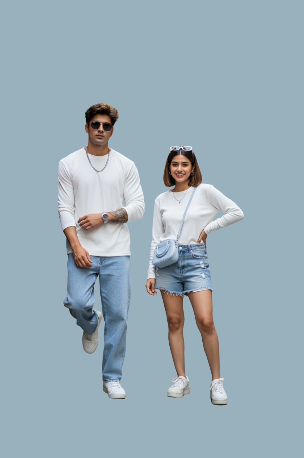Urban Ribbed Comfort Duo Couple Matching Outfit