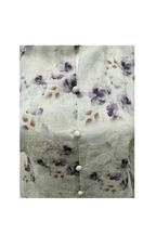 Floral High Neck Top for Women in Purple