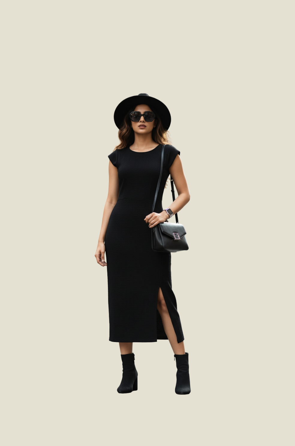 Sheath Dress for Women in Black