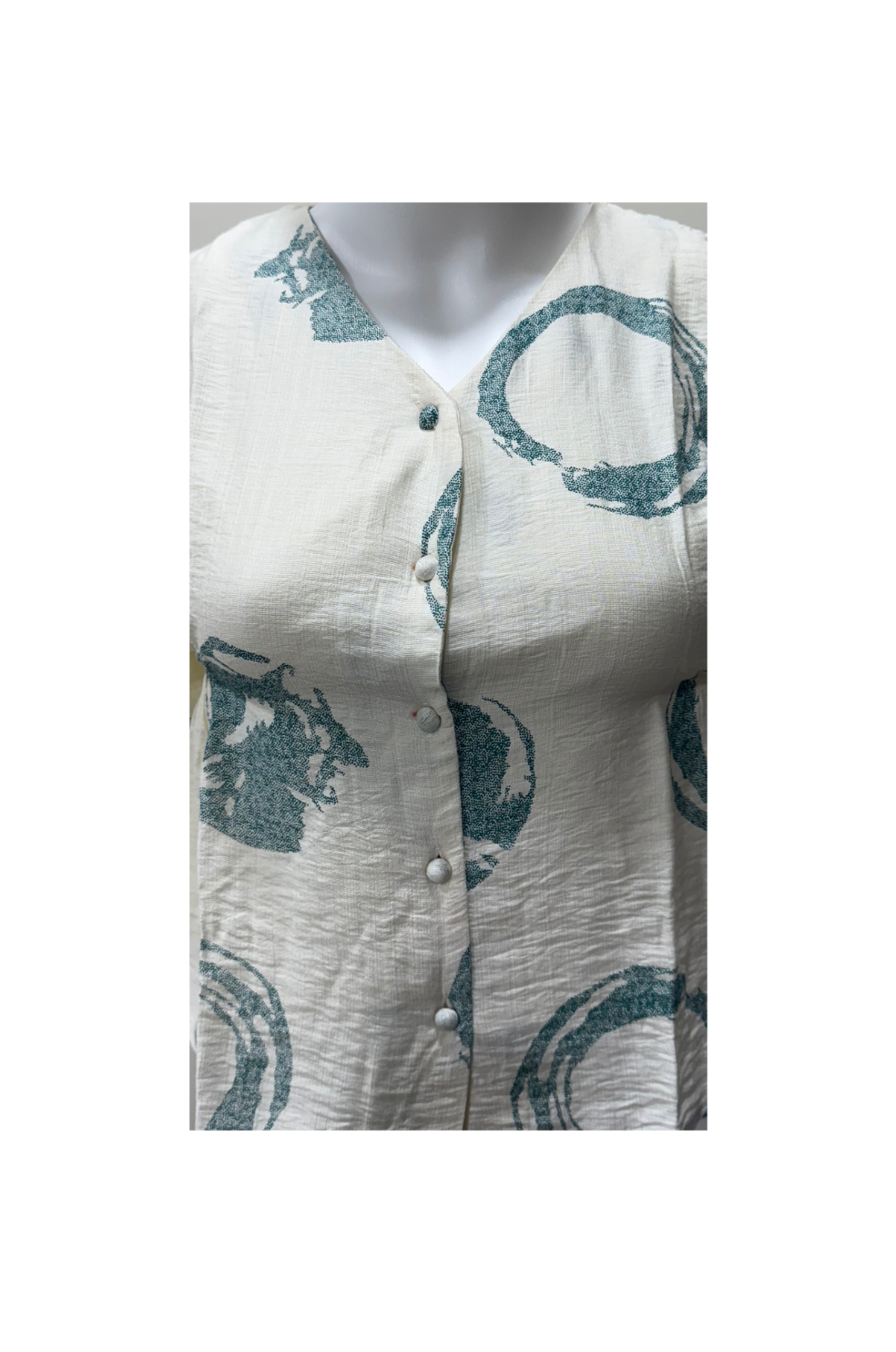 Printed Tops for Women in White