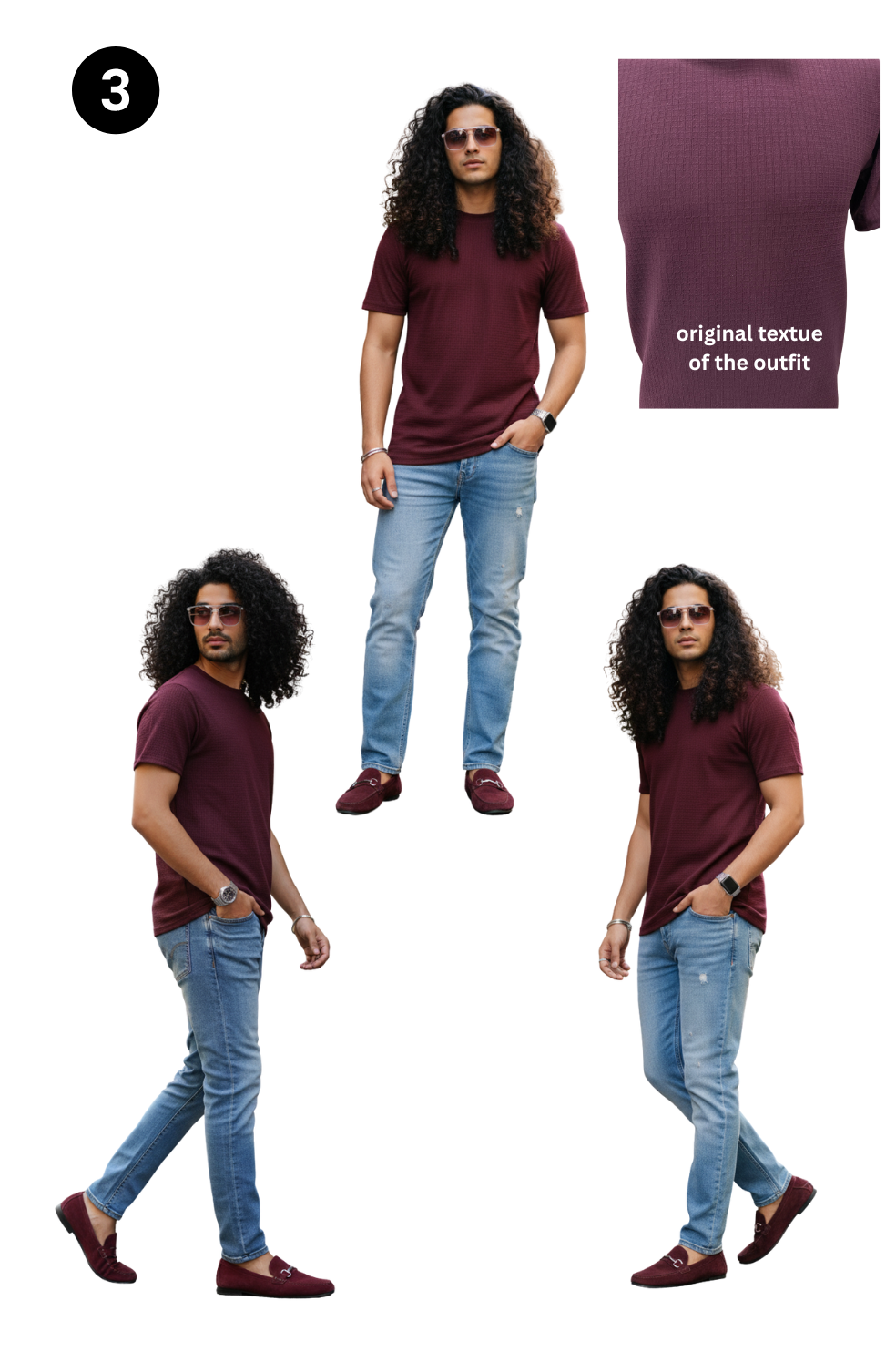 Mens Half Sleeve T-Shirt Combo Pack of 3