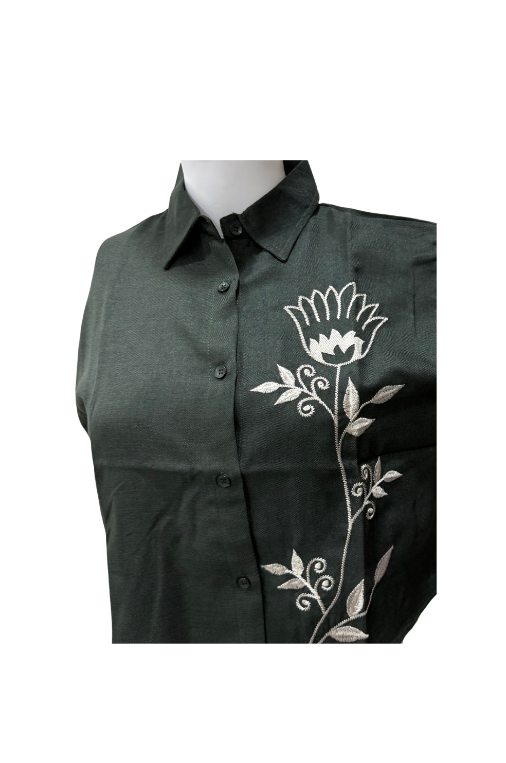 Olive Green Top for Women