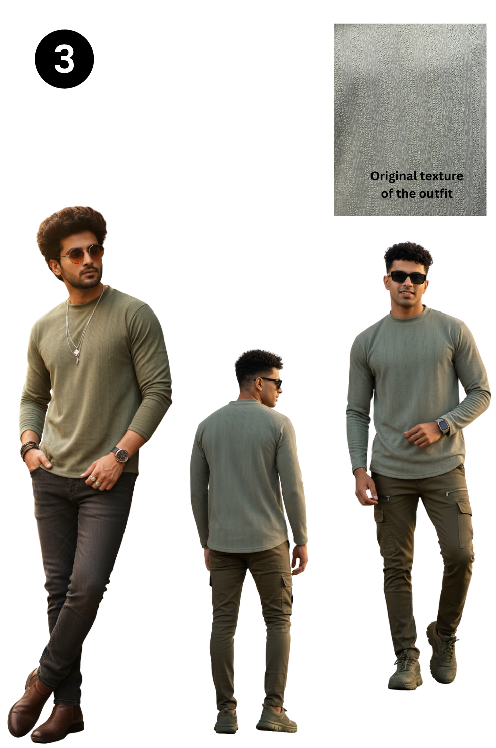 Mens Full T-Shirt Combo Pack of 3