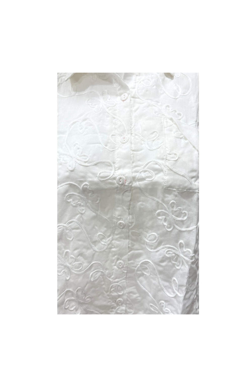Women’s White Embroidered Shirt
