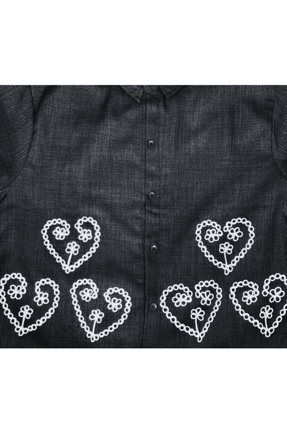 Women's Embroidered Tops for Women in Black