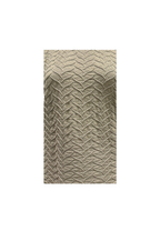 Textured Short Sleeve T-Shirt  for Women in Beige Colour