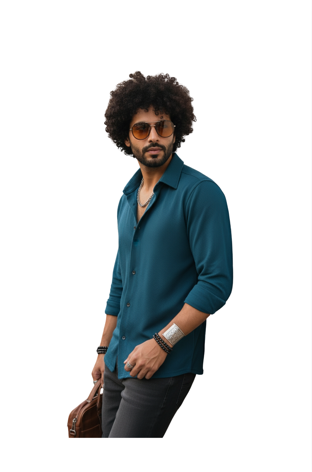 Navy Blue Shirt for Men