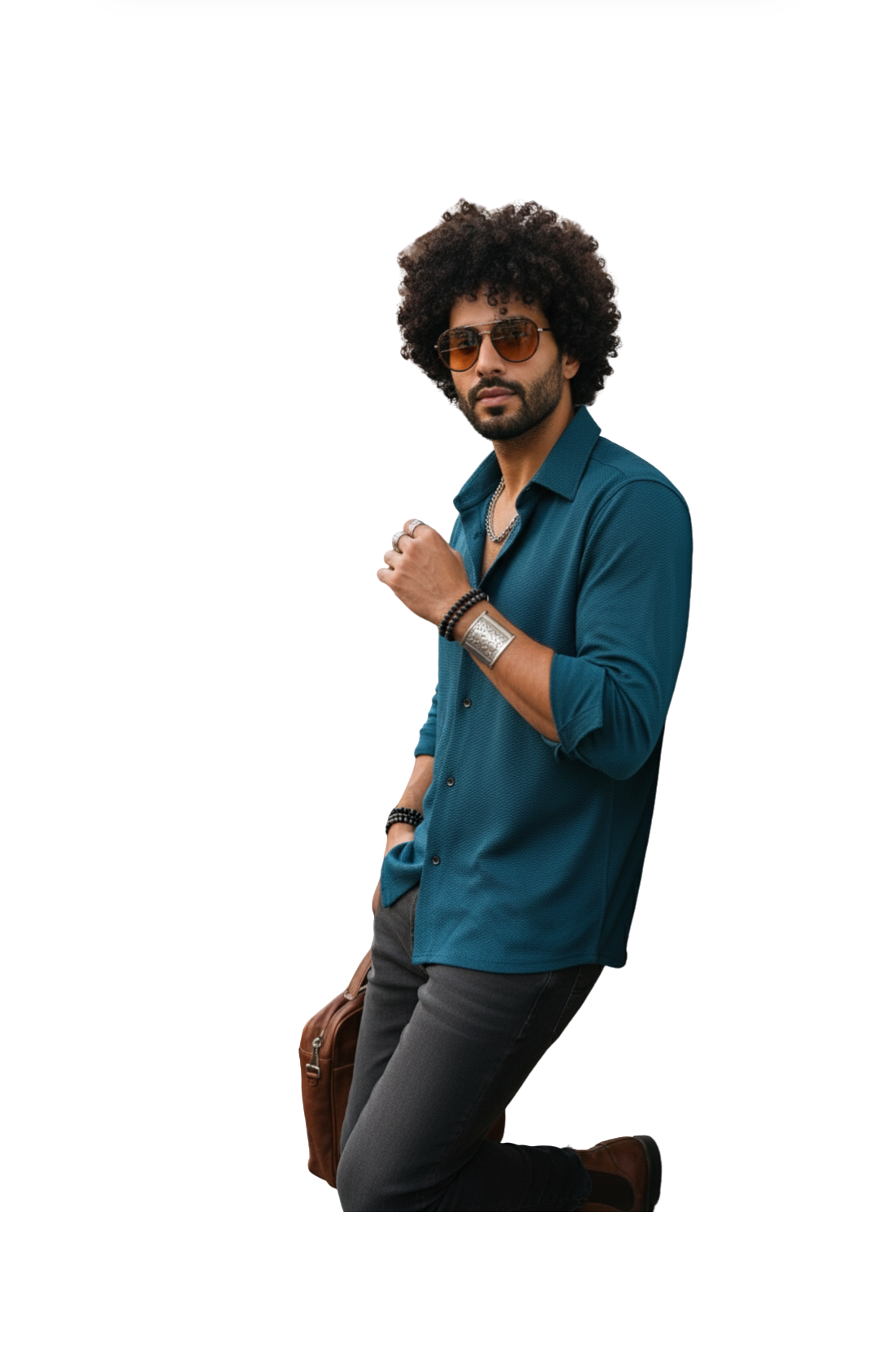 Navy Blue Shirt for Men