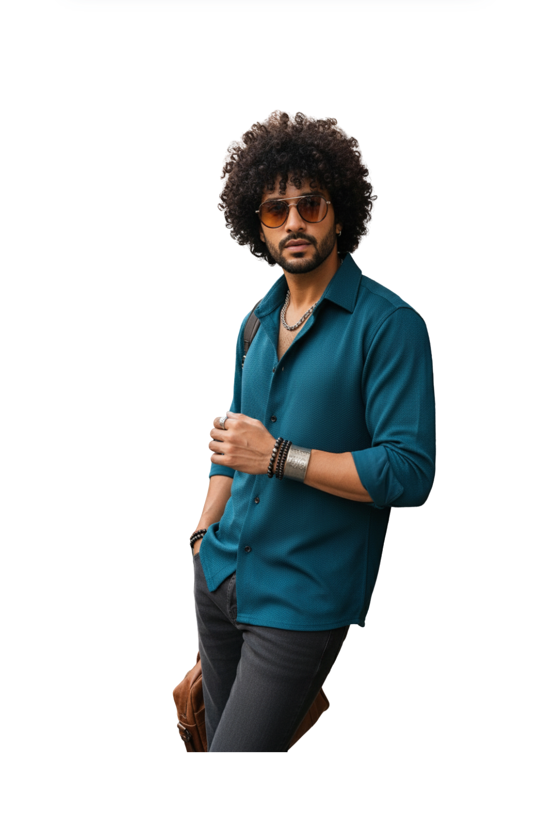 Navy Blue Shirt for Men