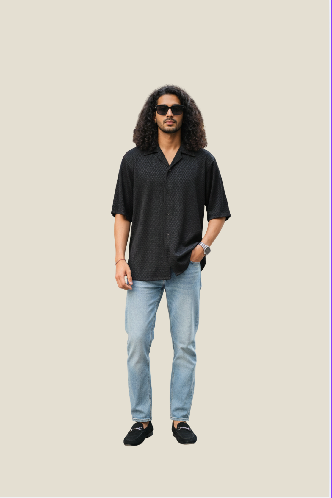 Casual Shirts for Men in Black