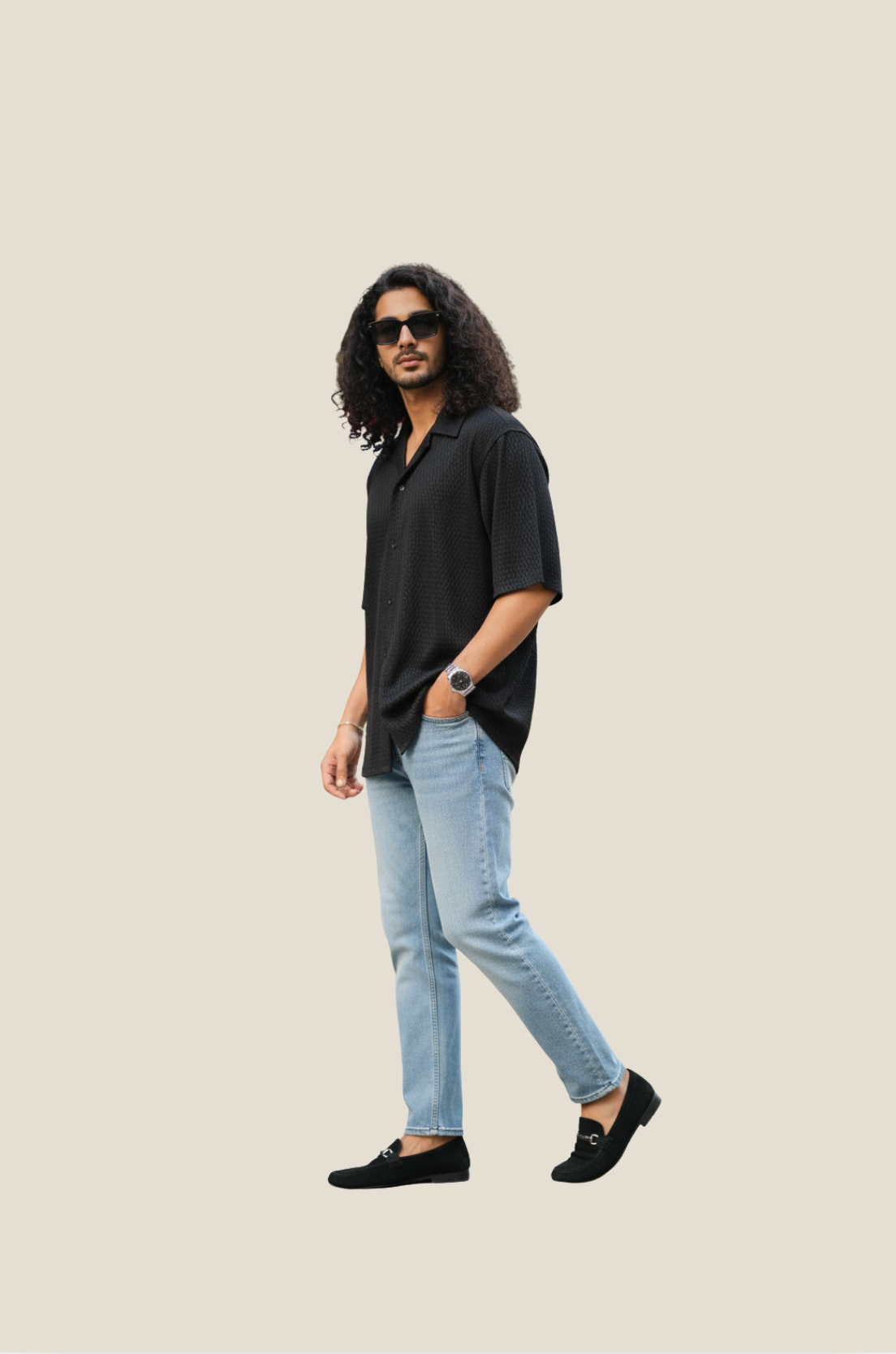 Casual Shirts for Men in Black