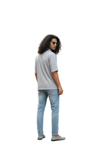 Mens Grey Textured Shirt – Short Sleeve Casual & Semi-Formal