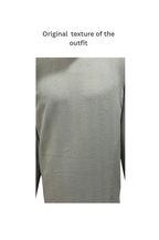 Round Neck Full Sleeve T-Shirt for Men in Olive