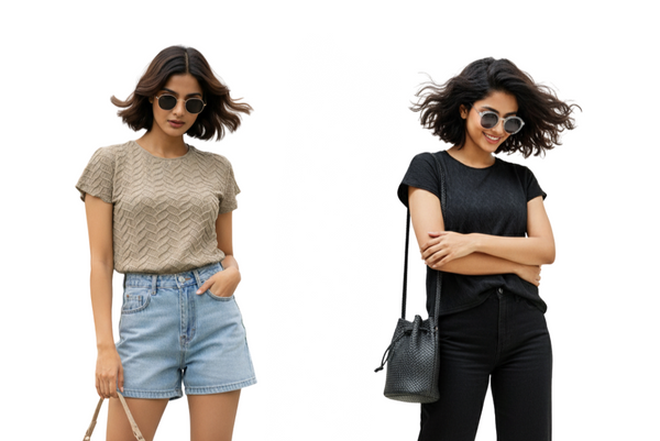 Half Sleeve Round Neck T-shirt Combo